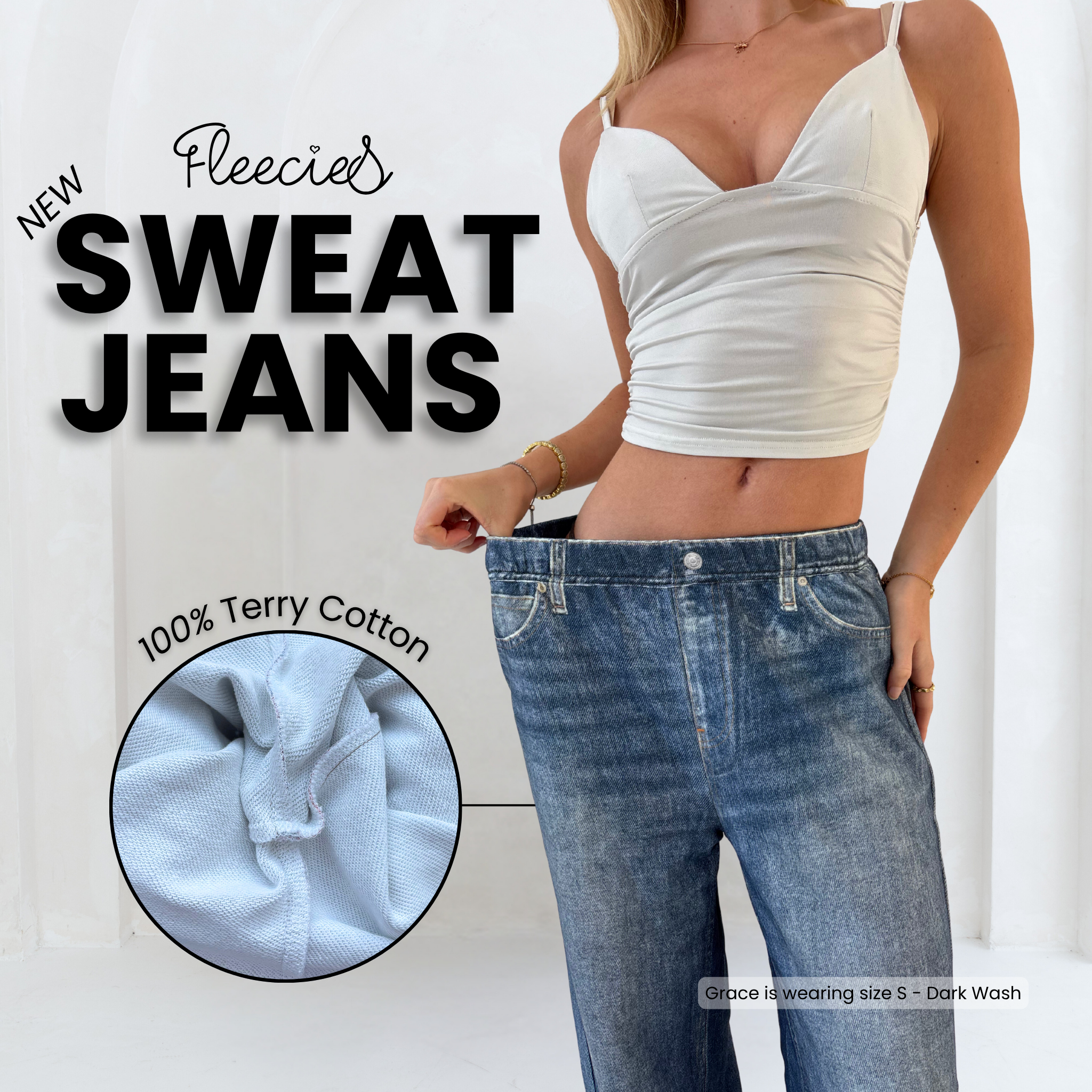 Fleecies™ Sweat Jeans